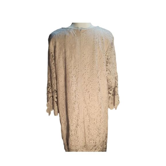 Kings Road Silver Scallop Lace Dress NWT Sz 2X - Picture 2 of 6